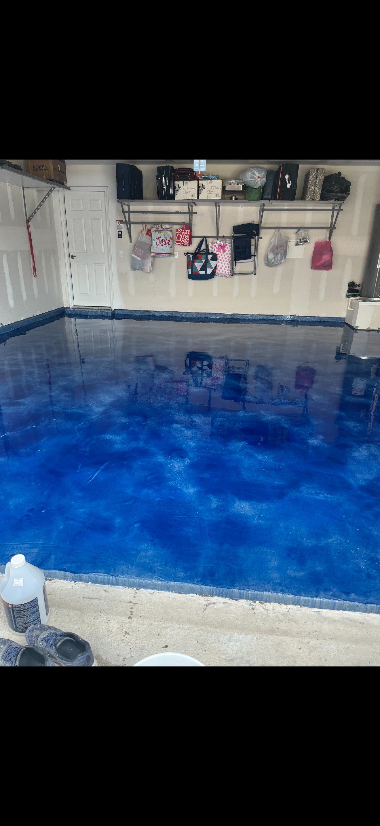 Metallic epoxy floor by Unico Floor Coatings